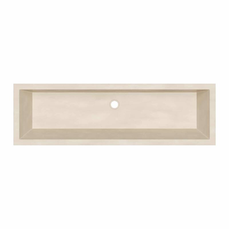 Native Trails NSL4915 NativeStone 49" Rectangular Concrete Undermount