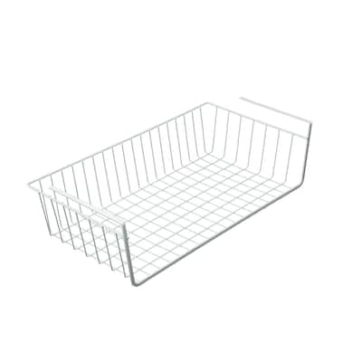 Organized Living Large White Under-cabinet Basket