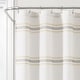preview thumbnail 31 of 43, Lush Decor Farmhouse Stripe Shower Curtain