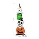 preview thumbnail 15 of 13, Glitzhome Halloween Wooden Stacked Ghost Porch Decor(KD)