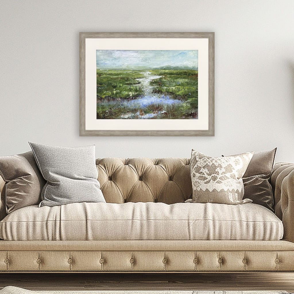 Paragon Rainy Day Marsh Framed Art