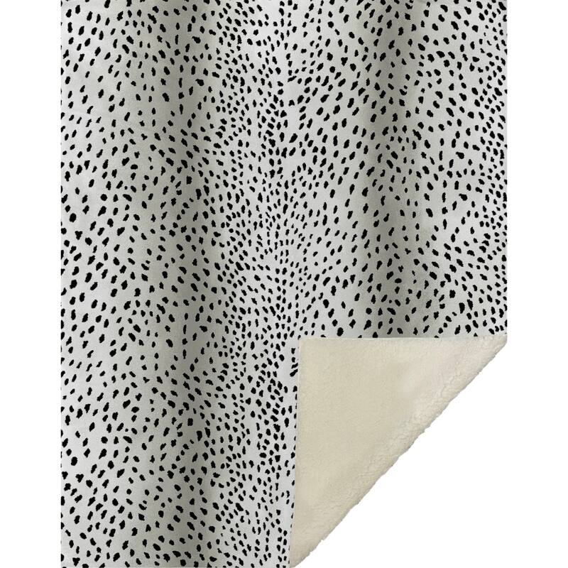 Premium Machine Washable ASB44 Antelope Print Sherpa Throw Blanket
