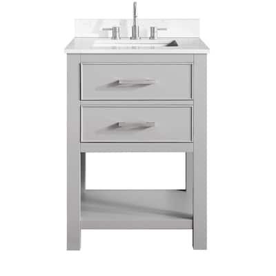 Avanity BROOKS-VS25-E Brooks 25" Free Standing Single Basin Vanity Set