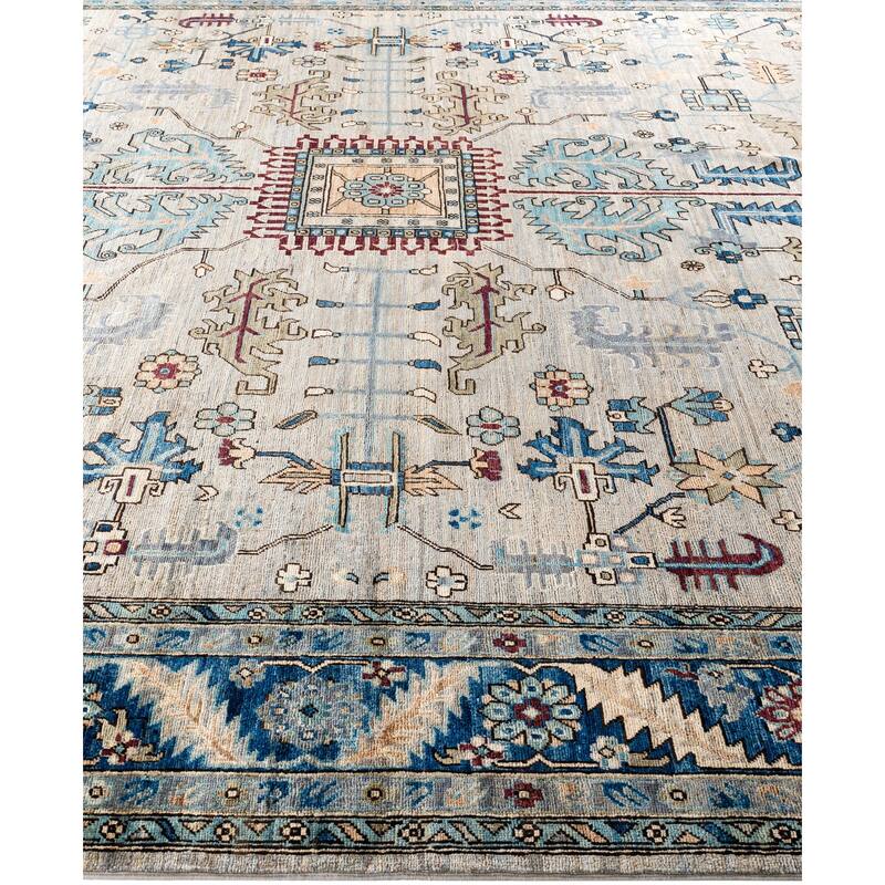 Serapi One-of-a-Kind Hand-Knotted Area Rug - Gray - 10' 0" x 13' 10"