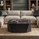 preview thumbnail 1 of 9, Classic Home Avena 42" Burl Wood Square Coffee Table Brown