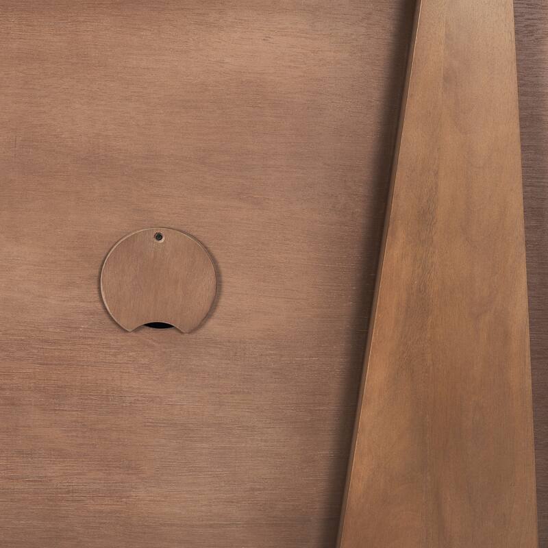 Eula Medium Brown Solid Wood 4-Door Sideboard