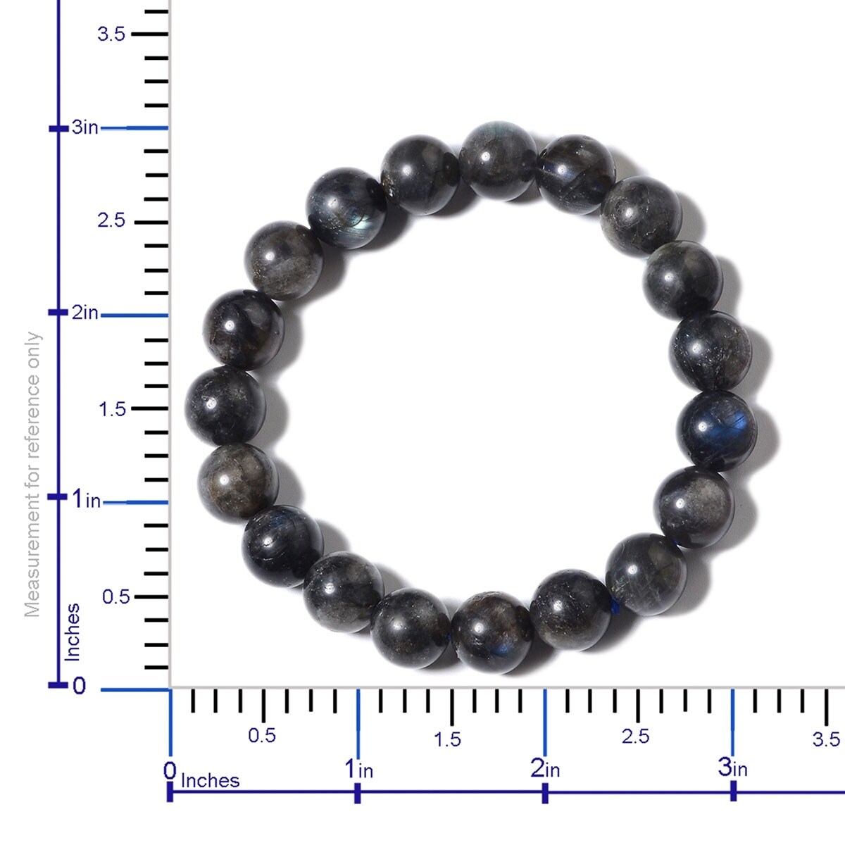 Shop Labradorite Beads Stretch Bracelet Ct 162 Overstock 31868921