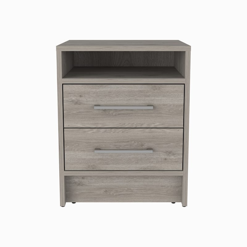 Superior Top Nightstand with Two Drawers