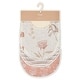 preview thumbnail 9 of 7, Violet Floral Cotton Baby Bib Set (3 Pack)