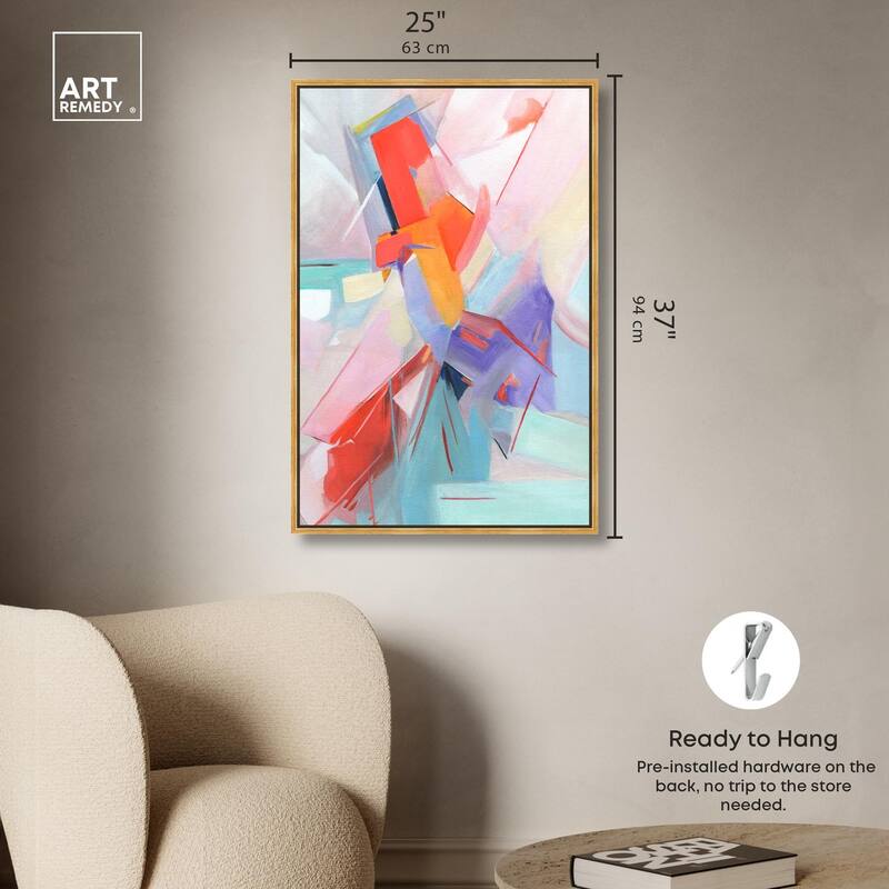 Give Joy I Canvas by Art Remedy
