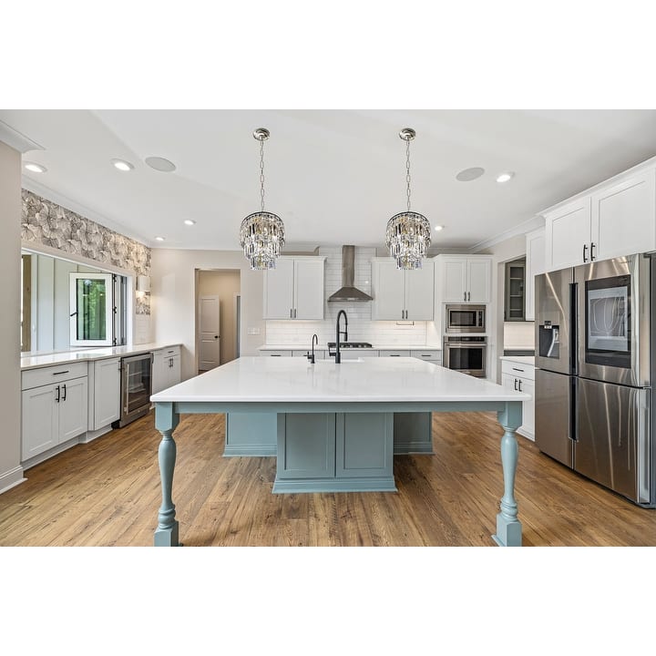 Luxury Crystal Chandelier Flush Mount
