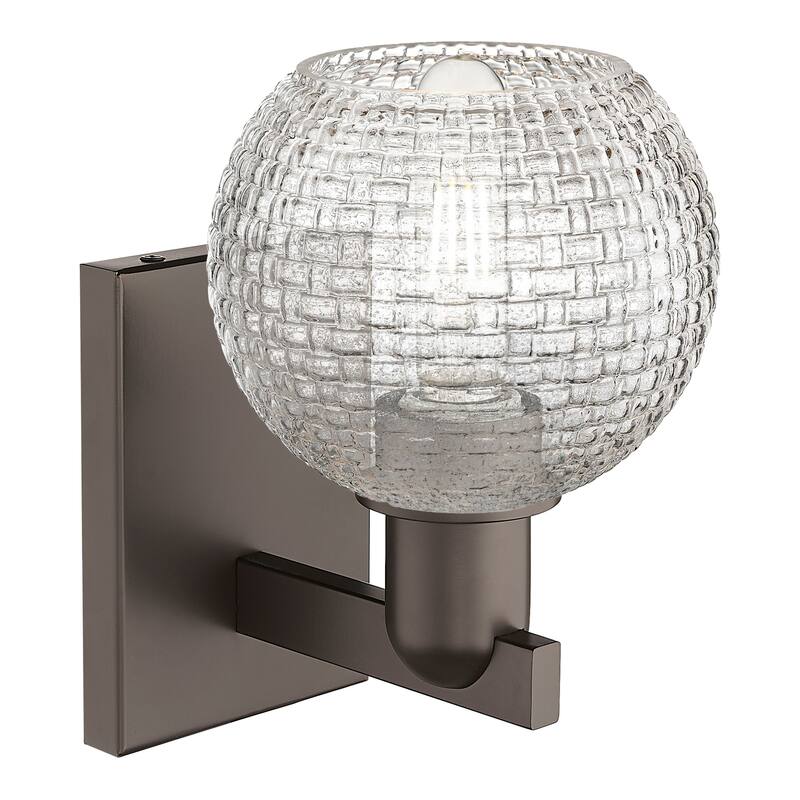 Innovations Lighting Endless Possibilities Arcadia - Athens - 1 Light 6" Basketweave Sconce