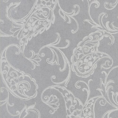 Shop Brewster 295 66507 Monireh Silver Fish Paisley Wallpaper
