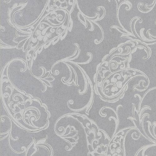 Shop Brewster 295 66507 Monireh Silver Fish Paisley Wallpaper