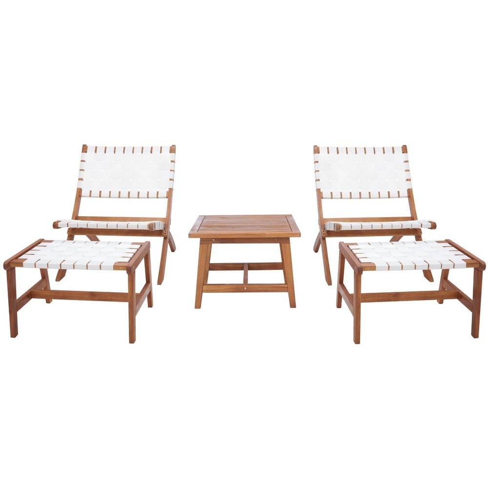 SAFAVIEH Outdoor Darryl Set - 24"W x 31"D x 28"H