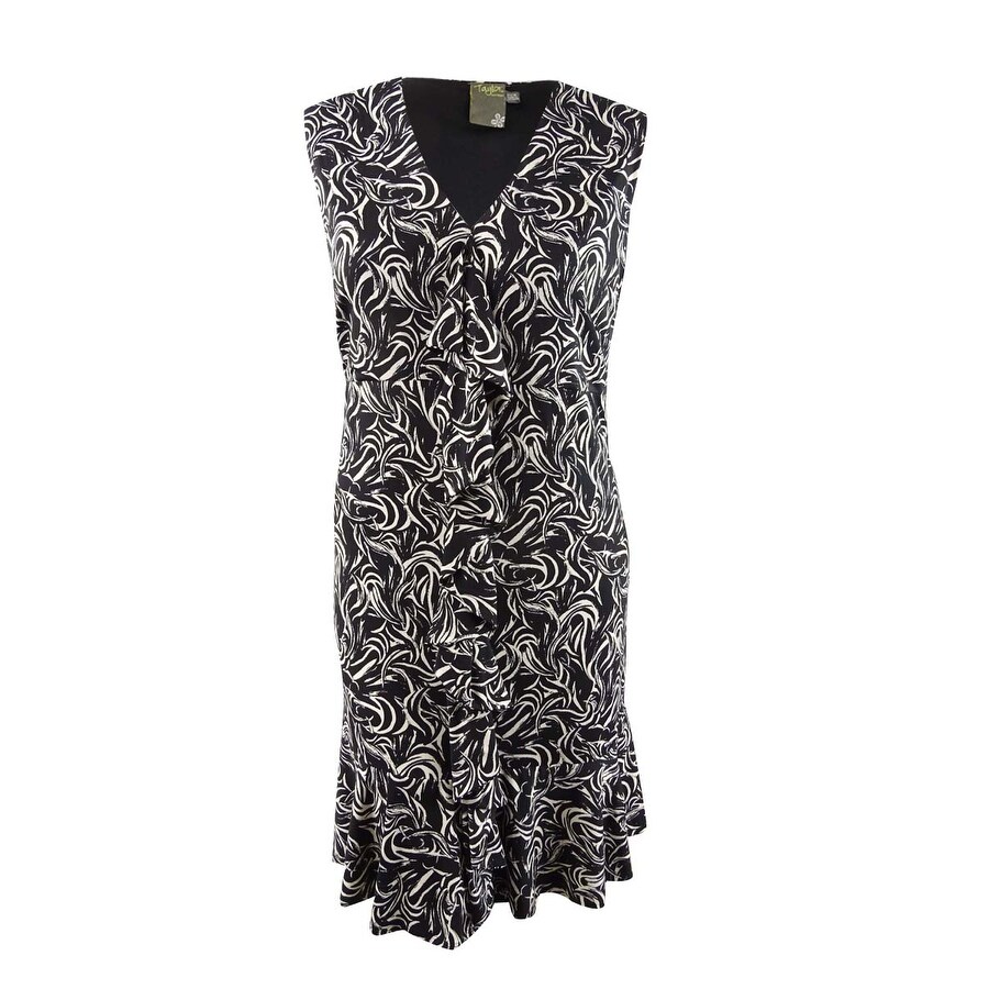 black jersey dress plus size