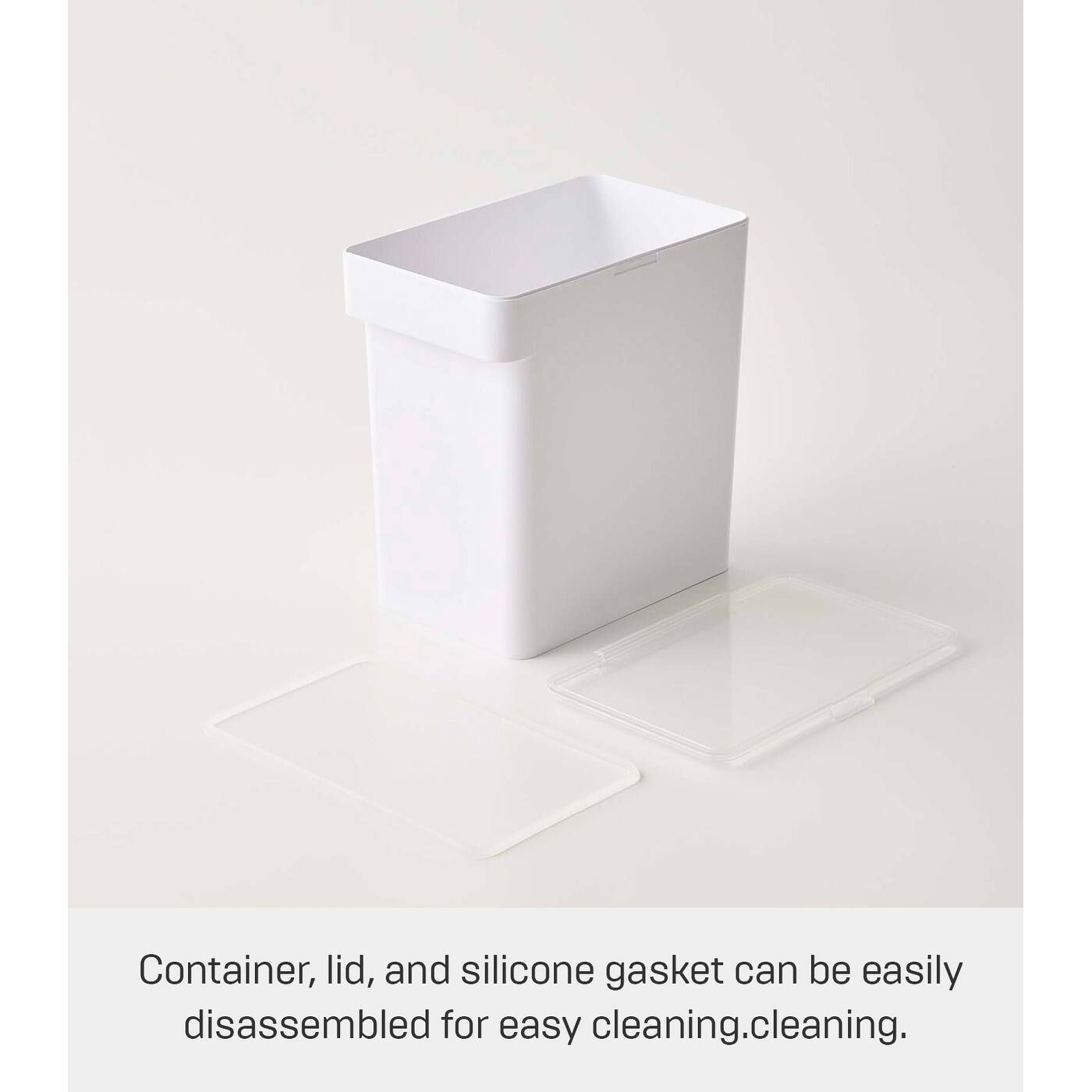 Yamazaki Home Airtight Pet Food Container Three Sizes, Polypropylene