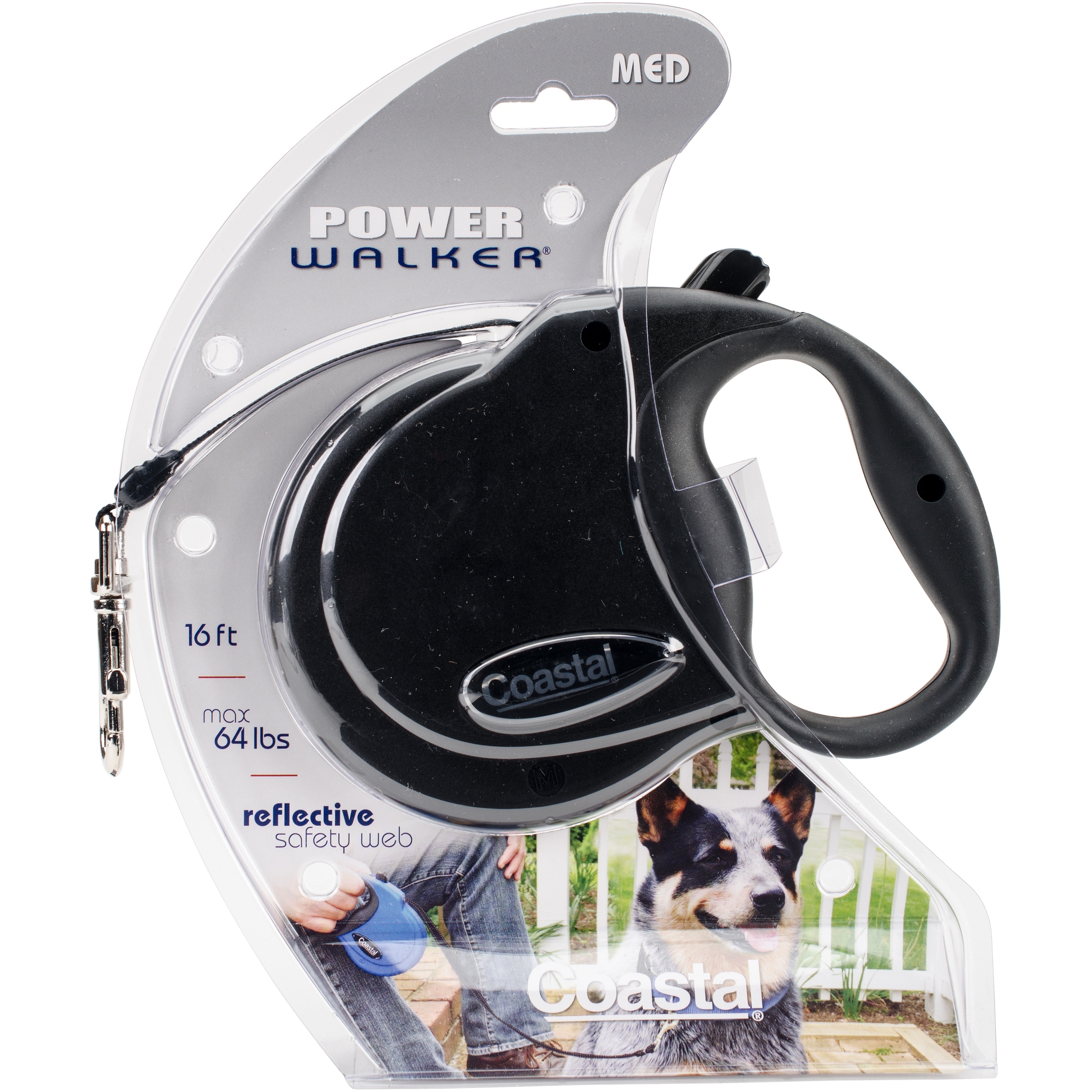 power walker retractable dog leash