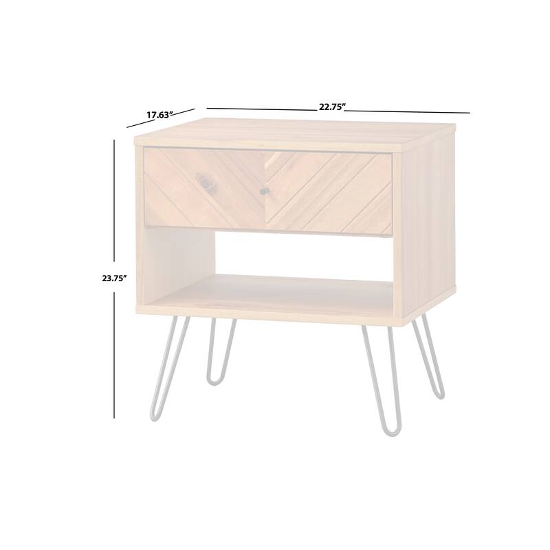 Lifestorey Alexandria 1-Drawer End Table