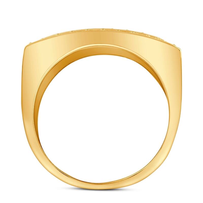 3Ct Men's Diamond Ring in Gold Lab Grown