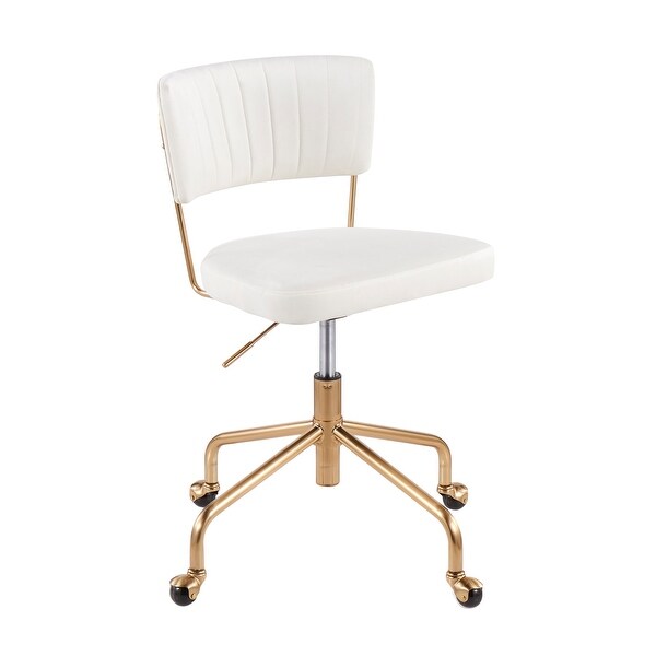 Silver Orchid Randolf Gold Velvet Task Chair Bed Bath Beyond