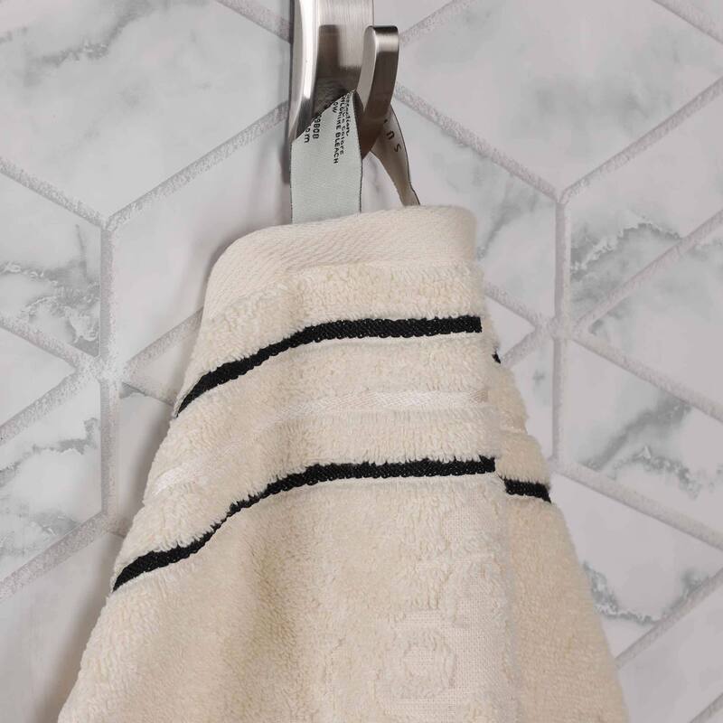 Superior Sadie Zero Twist Cotton Solid and Floral 12 Piece Towel Set