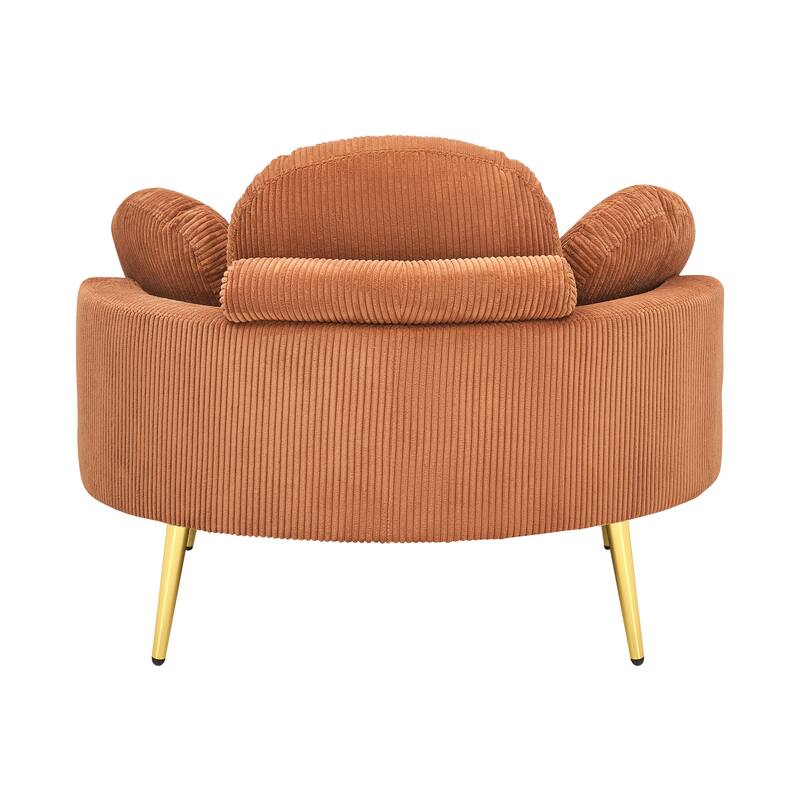 61 Inches Comfortable Seat Small Sofa with Small End Table