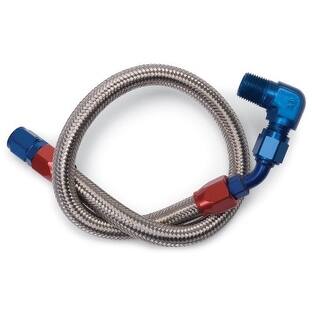 Edelbrock 8124 Braided Stainless Steel Fuel Pump To Fuel Pre