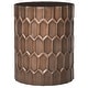 preview thumbnail 2 of 4, SAFAVIEH Corey Antique Copper Side Tables - 15" x 15" x 19.5"