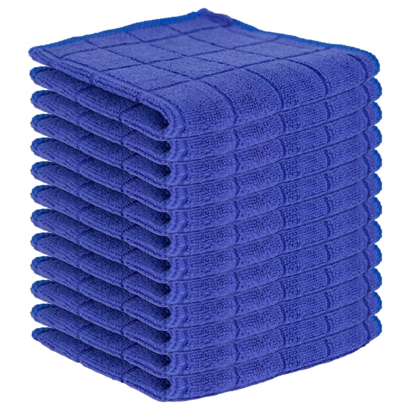 The Sloppy Chef Mesh Backed 12-Piece Dishcloths - 12x12