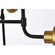preview thumbnail 14 of 14, Hope 8 Light Pendant in with clear shade - 36 Inch