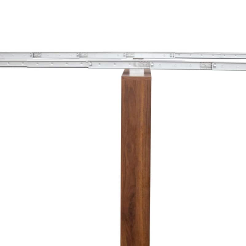 Multifunctional Extendable Rectangular Console Dining Table for 4-8 People