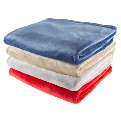 Flannel Fleece Throw Blanket by Windsor Home