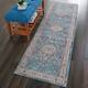 Nourison Vintage Kashan Traditional Area Rug - 2'4" x 8' Runner - Blue