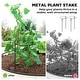 preview thumbnail 4 of 34, Outsunny 2PCS Galvanized Raised Garden Bed, Raised Beds for Gardening with Plant Support Stakes and Rubber Strap Edging