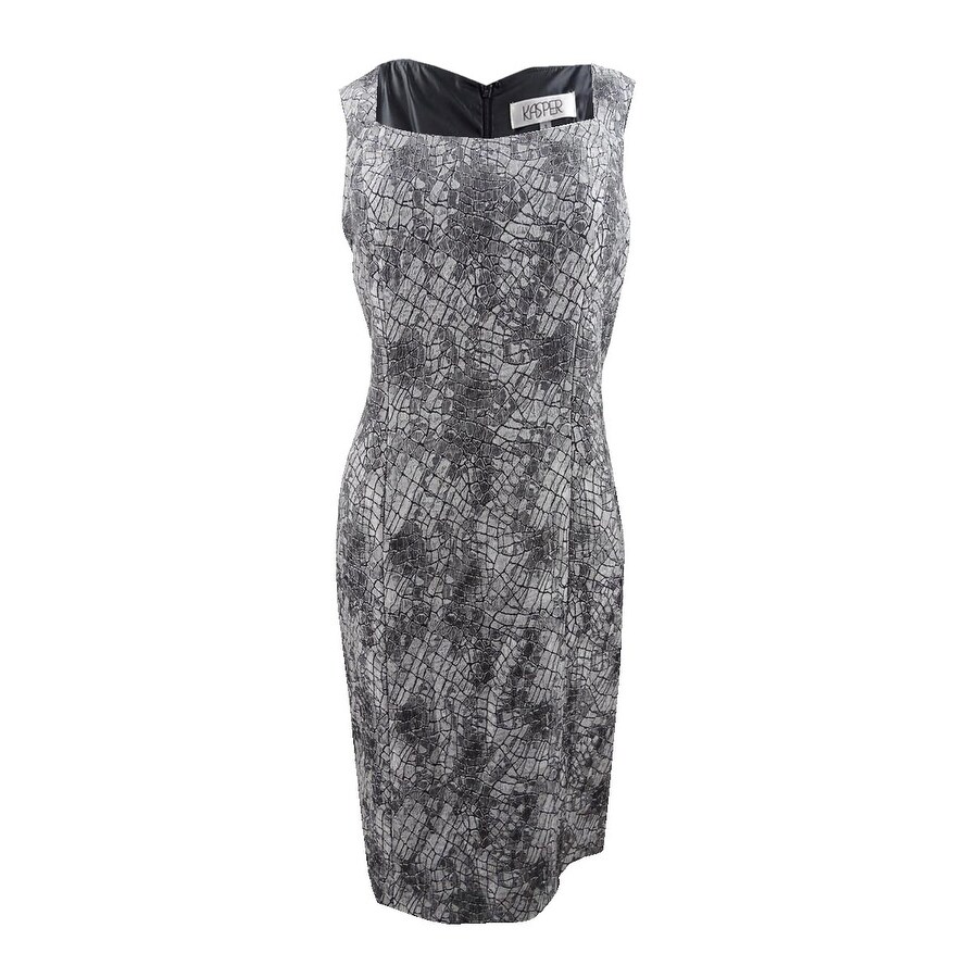 gray sheath dress