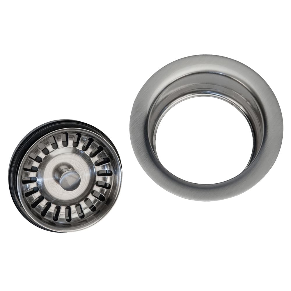 3.5-in Deluxe Garbage Disposal Drain w/ Basket in Brushed Nickel (D-130BN)