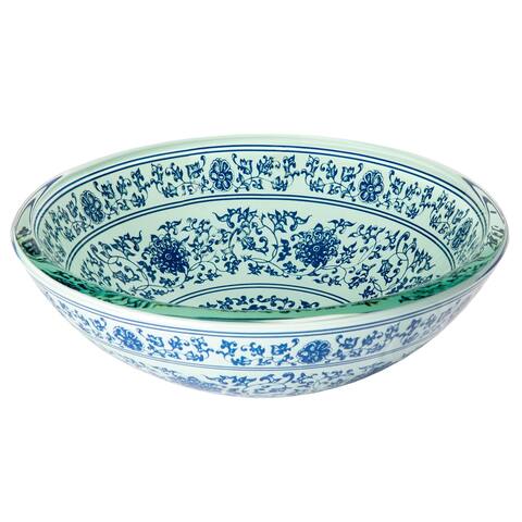 Eden Bath Ming Dynasty Glass Vessel Sink