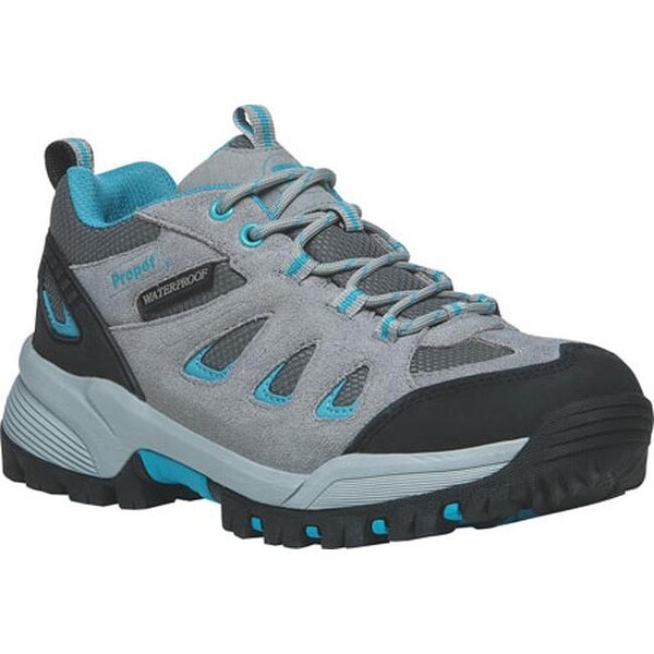 grey and turquoise shoe