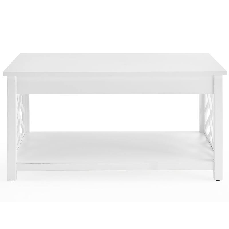 Porch & Den Altadena 2-piece Coffee and Tray-shelf End Table Set