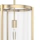 preview thumbnail 7 of 14, Hunter Astwood 1-Light Pendant - Kitchen Island, Dining Room, Entry - Art Deco, Contemporary, Clear Glass