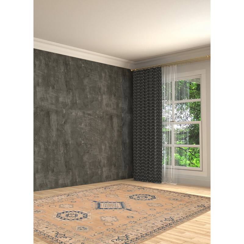 ECARPETGALLERY Hand-knotted Finest Ghazni Tan Wool Rug - 8'10 x 12'1