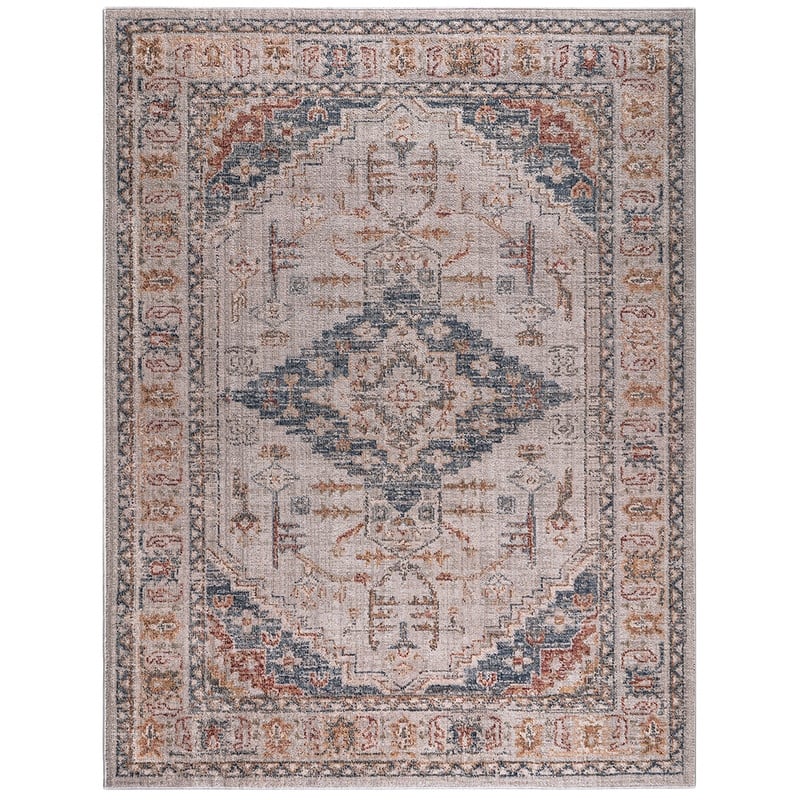 Vintage Medallion Woven Area Rug - 8'x10'