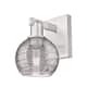 Option Brushed Satin Nickel / Light Smoke Deco Swirl