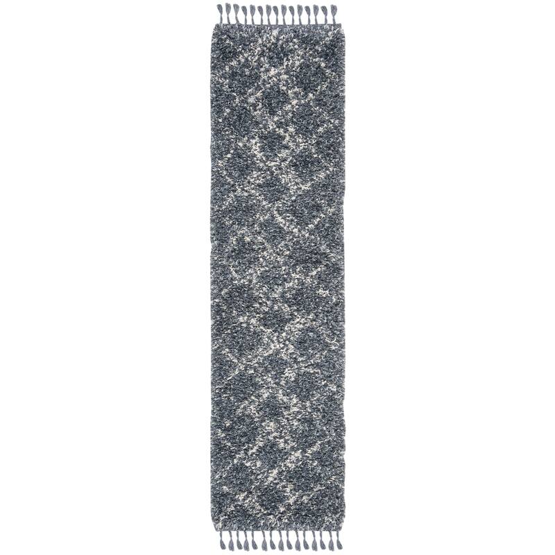 SAFAVIEH Pro Lux Shag Nazmije Moroccan Tassel 2.4-inch Thick