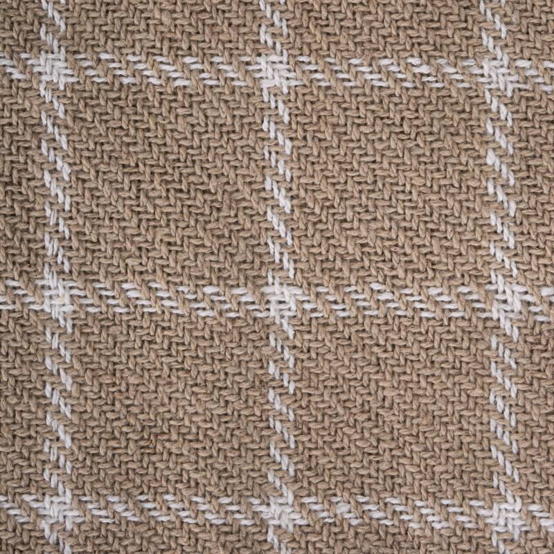 DII Checked Plaid Decorative Throw