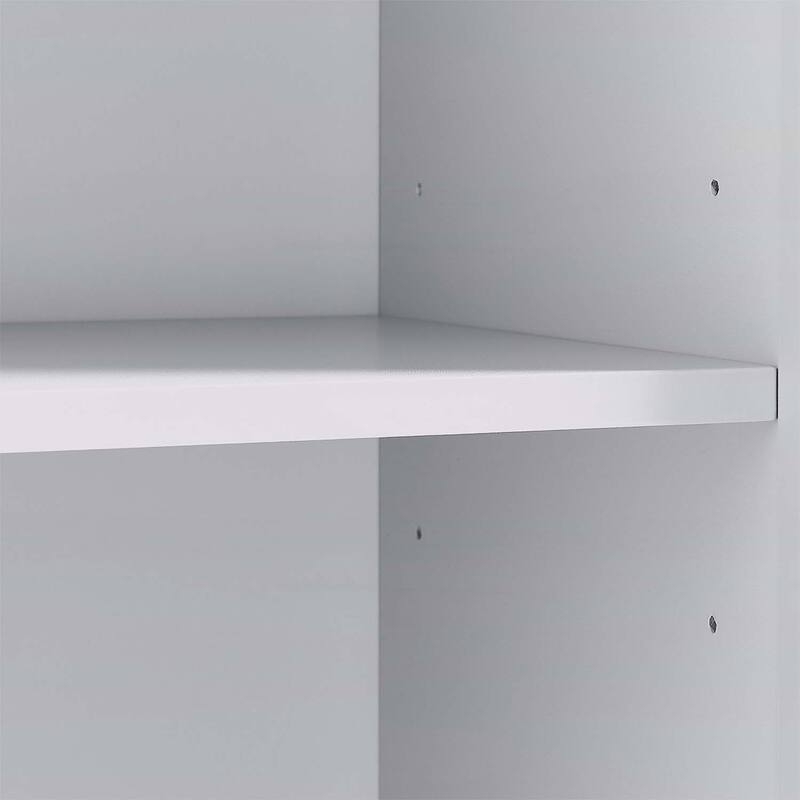 Modern Tall Storage Cabinet with Tilt-Out Compartment,Adjustable Shelves,for Bathroom & Home Organization
