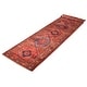 preview thumbnail 4 of 7, ECARPETGALLERY Hand-knotted Andelz Red Wool Rug - 3'7 x 13'0