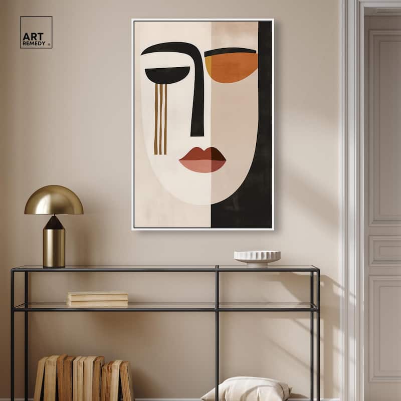Face Moderne III Canvas by Art Remedy