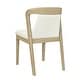 preview thumbnail 6 of 12, Christopher Knight Home - Ashlin Contemporary Upholstered Armless Dining Chairs with Rubberwood Frame, Set of 2